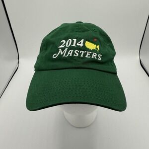 2014 Masters‎ Golf Hat Green By American Needle 100% Cotton Adjustable Strapback
